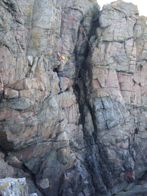 Rock climbing at Cove