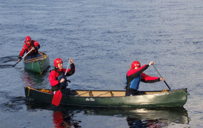 Canoeing on the River Dee